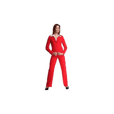 Donna professionista in rosso