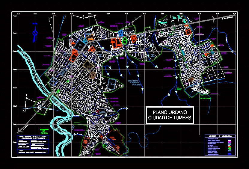 Stadtplan von Tumbes