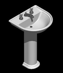 3d washbasin