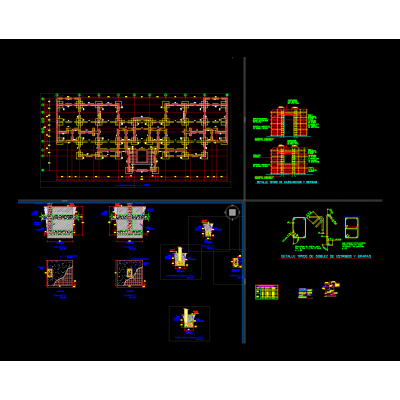 Edificio 4 niveles - estructuras