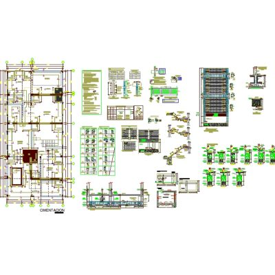 Estructura de cimentación vivienda