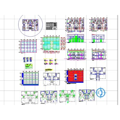 Planos Completos de Vivienda Multifamiliar