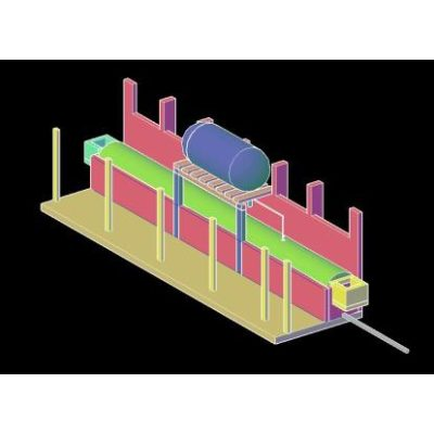 Biodigestor 2d y 3d