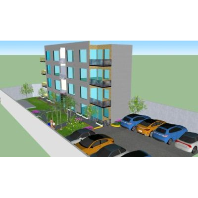 Edificio multifamiliar 3d