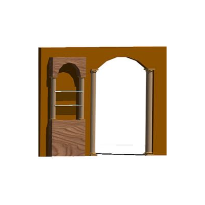 Arco de escayola para salon