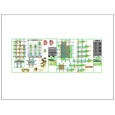 Plano estructural 2 pisos hormigon armado