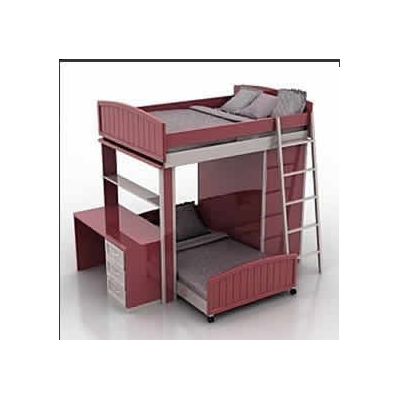 Cama litera 3d