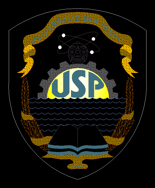 San Pedro university logo in colors