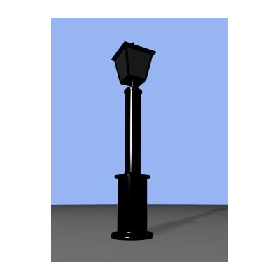 3d park lantern
