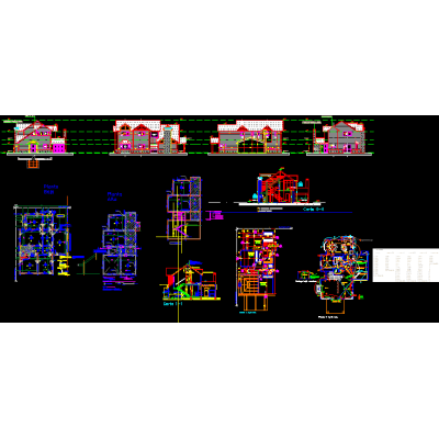 Cimentación para vivienda country 233 m²