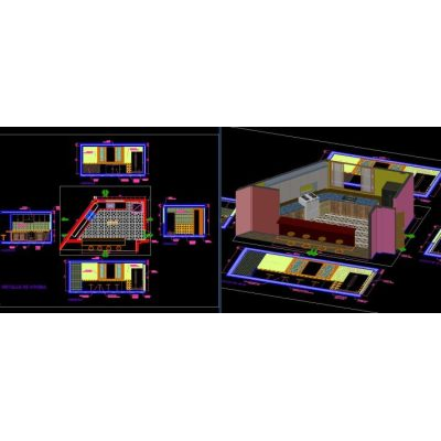 Detalles de cocina 2d y 3d