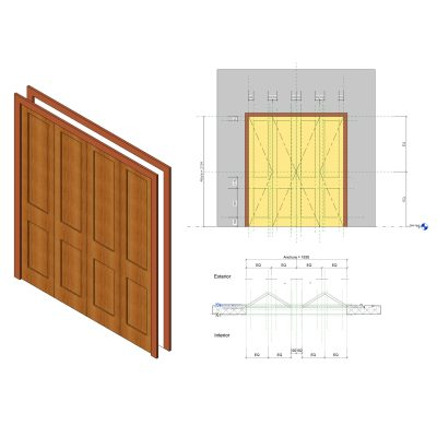 Porton plegable