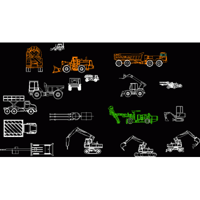 Biblioteca de vehiculos de la construccion des vehicules de chantiers 2