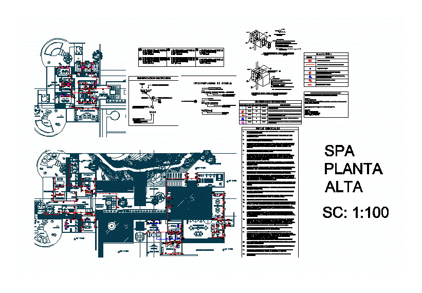 plan electrique spa