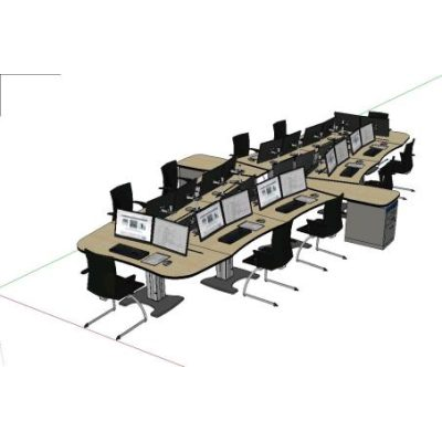 Estacion de trabajo de oficina