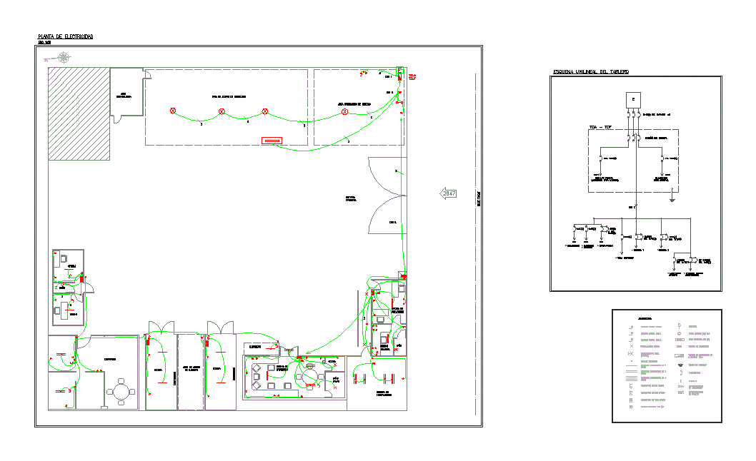 Electrical plan winery
