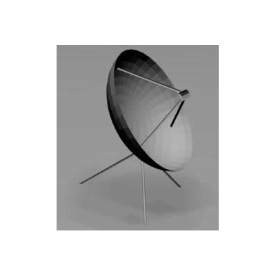 Antena satelital 3d