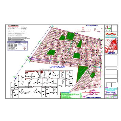 Plano de Lotificacion Residencial