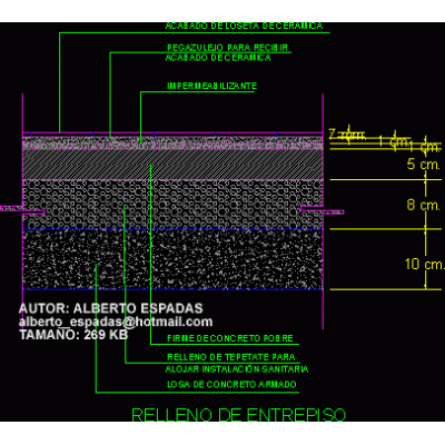 Relleno de entrepiso