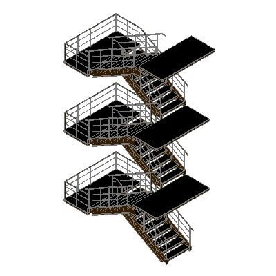 Escalera 3d