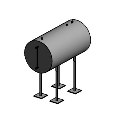 Tanque de diesel de 500l para bomba de sistema pci