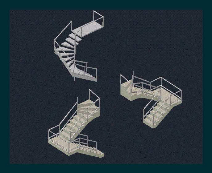 escadas 3d