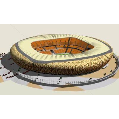 Estadio soccer city 3d