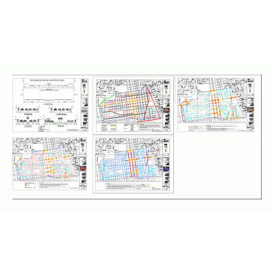 Plano de seccion de vias