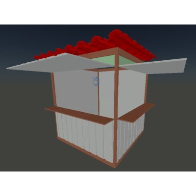 Kiosko para venta de cafe de 2*2 metros