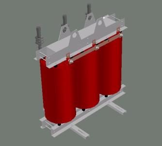 Fundido - transformador de resina 100kva - 20kv