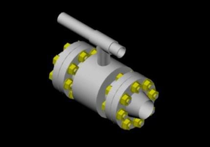 Trunion ball valve 300lbs 2
