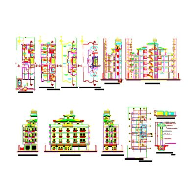 4-story house with mezzanine