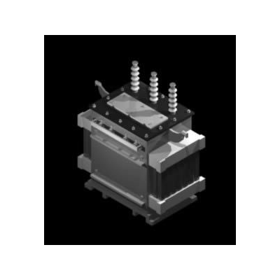 127 volt transformer. 3d detail