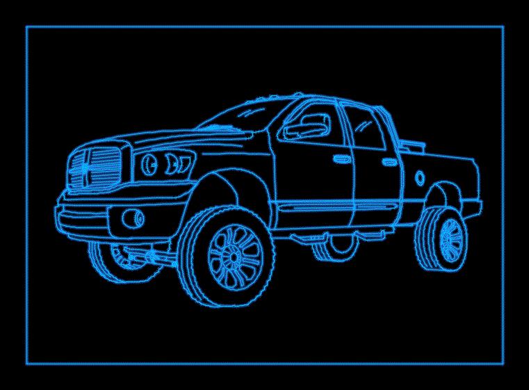 Truck in 2d view