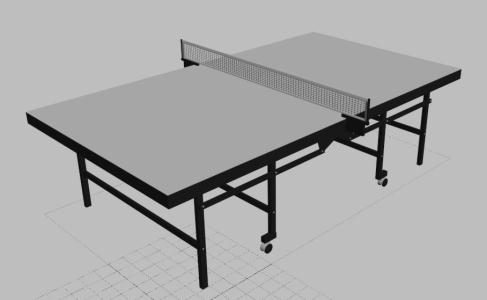 3d ping pong table