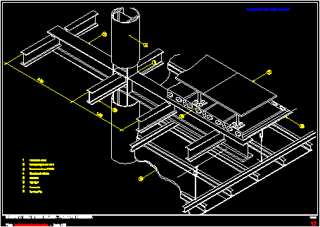 Structure en acier - mezzanine renforcée