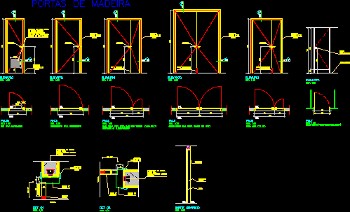 Porte in lamiera di legno - dettagli costruttivi