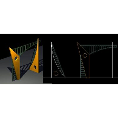 Portico de Diseno Futurista