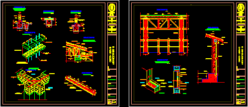 Detailplan von Lehm und Holz