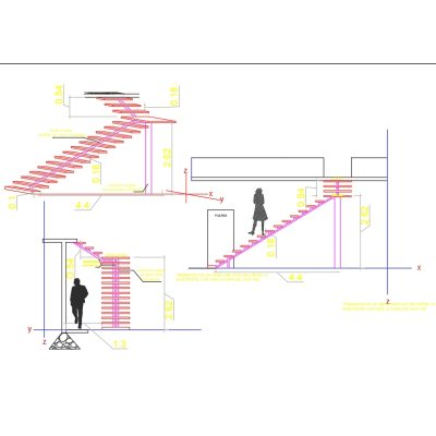 Escalera de acero inoxidable para colar