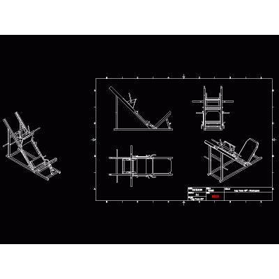 Aparatos de gimnasia para piernas 45 grados