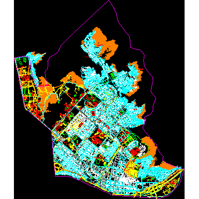 Plano del distrito del rimac lima-peru