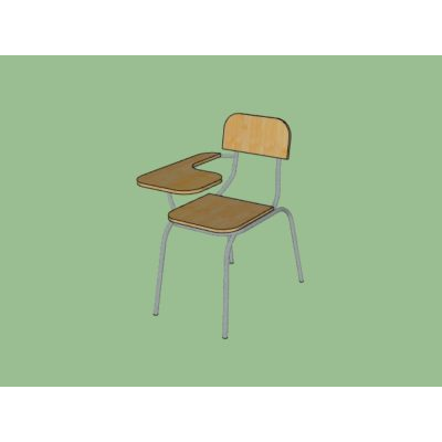 Modelo en 3d de un pupitre