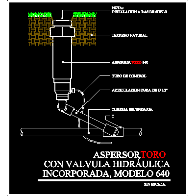 Aspersor toro serie 644-51-44