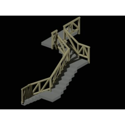 Escalera 3d