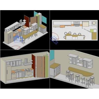 Cocina en 3d