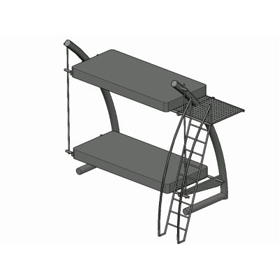 Cama cucheta 3d