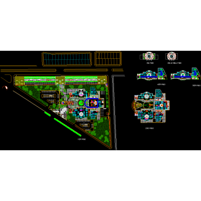 Centro comercial y hotel