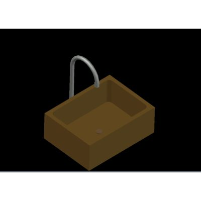 Lavamanos Rectangular Moderno