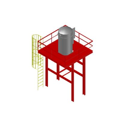 Estructura con tanque